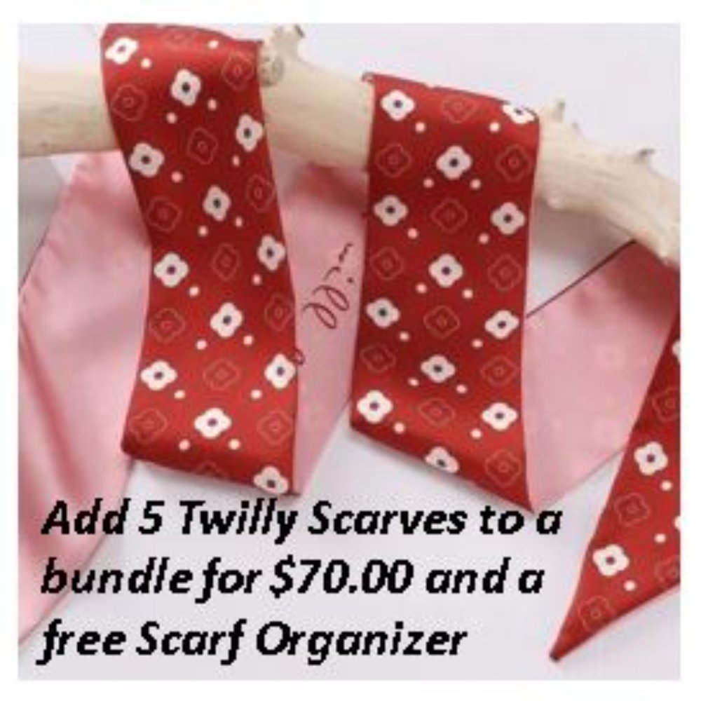 Thin Purse Scarf / Hairband / Scarf  - #144 / 5 for $70 - Picture 7 of 7
